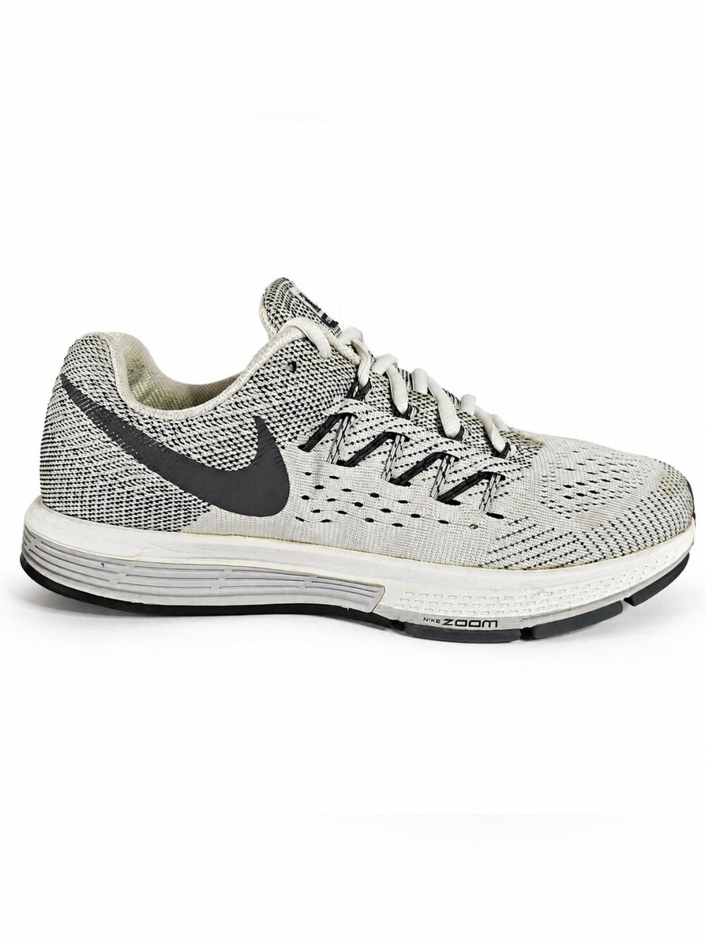 Nike Zoom Vomero 10 White Black Running Shoes Athletic Trainer Sneaker Size 9